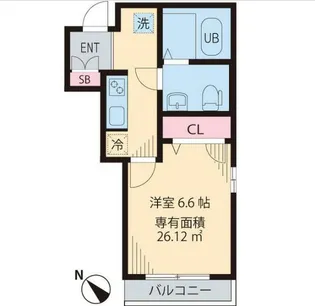 Luxe Matsubara【3階】の間取り