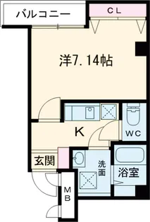 ベラ・パルラ船堀【106号室】の間取り