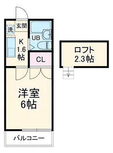 スプリングハウス【1階】の間取り