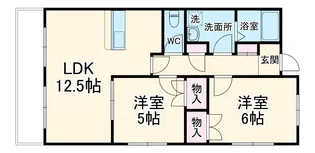 ビューシティー2000【2階】の間取り