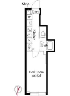 グランパセオ大岡山【0003号室】の間取り
