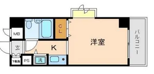 日興パレス伊勢佐木町北PARTⅢ【4階】の間取り