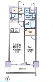 クレストコート中板橋【2階】の間取り