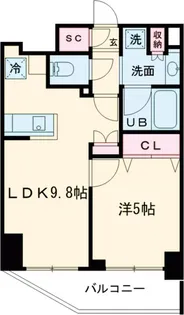 クレストコート中板橋【2階】の間取り