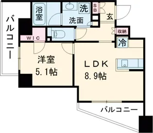 クレストコート中板橋【7階】の間取り