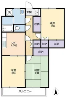 ハイライズ杉山弐番館【2階】の間取り
