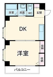 アソルティ古淵【301号室】の間取り
