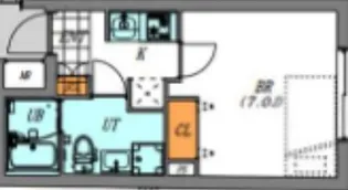 LUORE大山【1階】の間取り