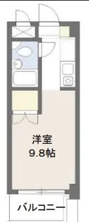 土屋ビル【708号室】の間取り