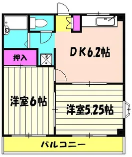 ハイツロリエンテ【201号室】の間取り