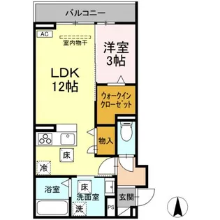 ソル・クラート【1階】の間取り