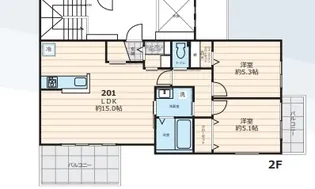 プルメリアオアシス(ZEH)【2階】の間取り