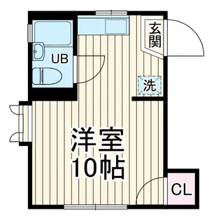 グリーンヒル・タニ【102号室】の間取り