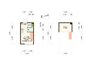 ハーモニーテラスハルカ【2階】の間取り