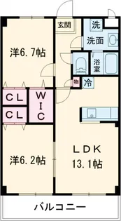 サンモールスクエア【3階】の間取り