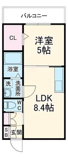 LIKES飯山満町A棟【2階】の間取り