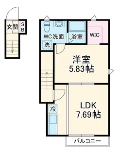 NECOCUORE USUI【2階】の間取り