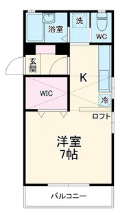 シティハイム B棟【1階】の間取り