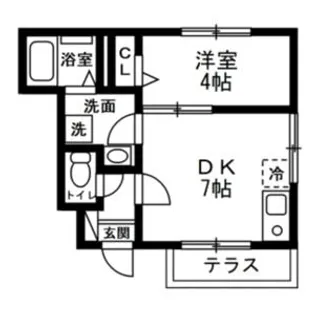 ドエル SAWA【103号室】の間取り