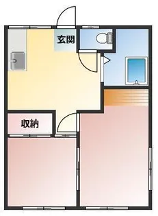 ツカサハイツ【2階】の間取り