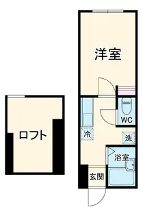 アンソレイユ上大岡【2階】の間取り