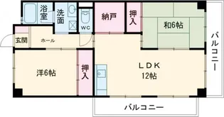シティハイツ篠栗【305号室】の間取り