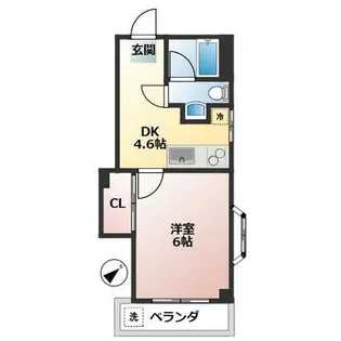 グローバルハイツ【3階】の間取り