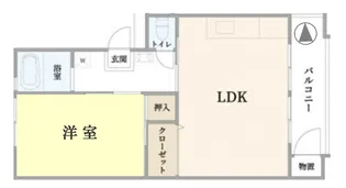東建検見川マンションB棟【203号室】の間取り