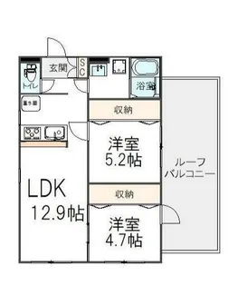 Grand Coffret吉祥寺本町【5階】の間取り
