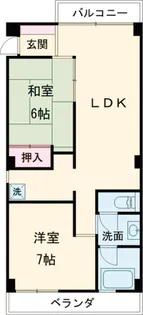 武藤フラット【204号室】の間取り