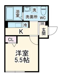 NERO南林間【00301号室】の間取り