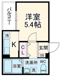 NERO南林間【1階】の間取り