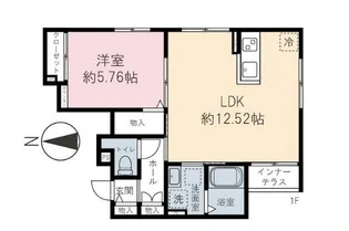 PEEKーAーBOO【1階】の間取り