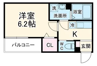NERO南林間【00303号室】の間取り