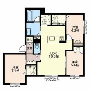 メゾン・ソフィア【101号室】の間取り