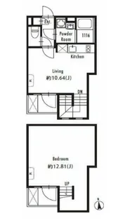 プライマル東新宿【1階】の間取り