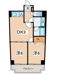 町田ハイツ壱番館【408号室】の間取り