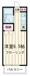 佐保田ガーデンハイツNO5【105号室】の間取り