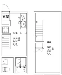 フローレンス経堂【1階】の間取り