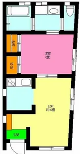 パークビュー桜新町【1階】の間取り
