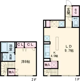 Ti Hus中延【1階】の間取り