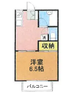 ホープウェル青野【201号室】の間取り