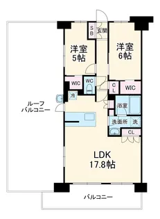 サンクレイドル浦安Ⅲ【8階】の間取り