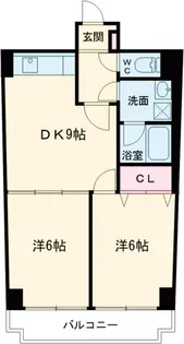 町田ハイツ壱番館【408号室】の間取り