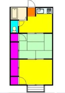 総和ハイツ5【2階】の間取り