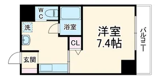 Belleville千本今出川【2階】の間取り