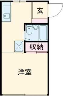 ホワイトアリスコーポ【101号室】の間取り