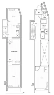 CREATIF南品川【1階】の間取り