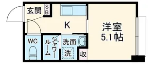 AKS NISHIYAMA【2階】の間取り