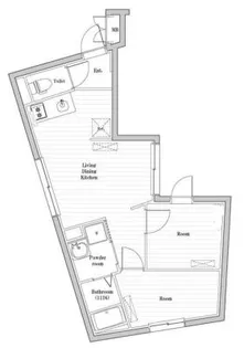 CREATIF南品川【2階】の間取り